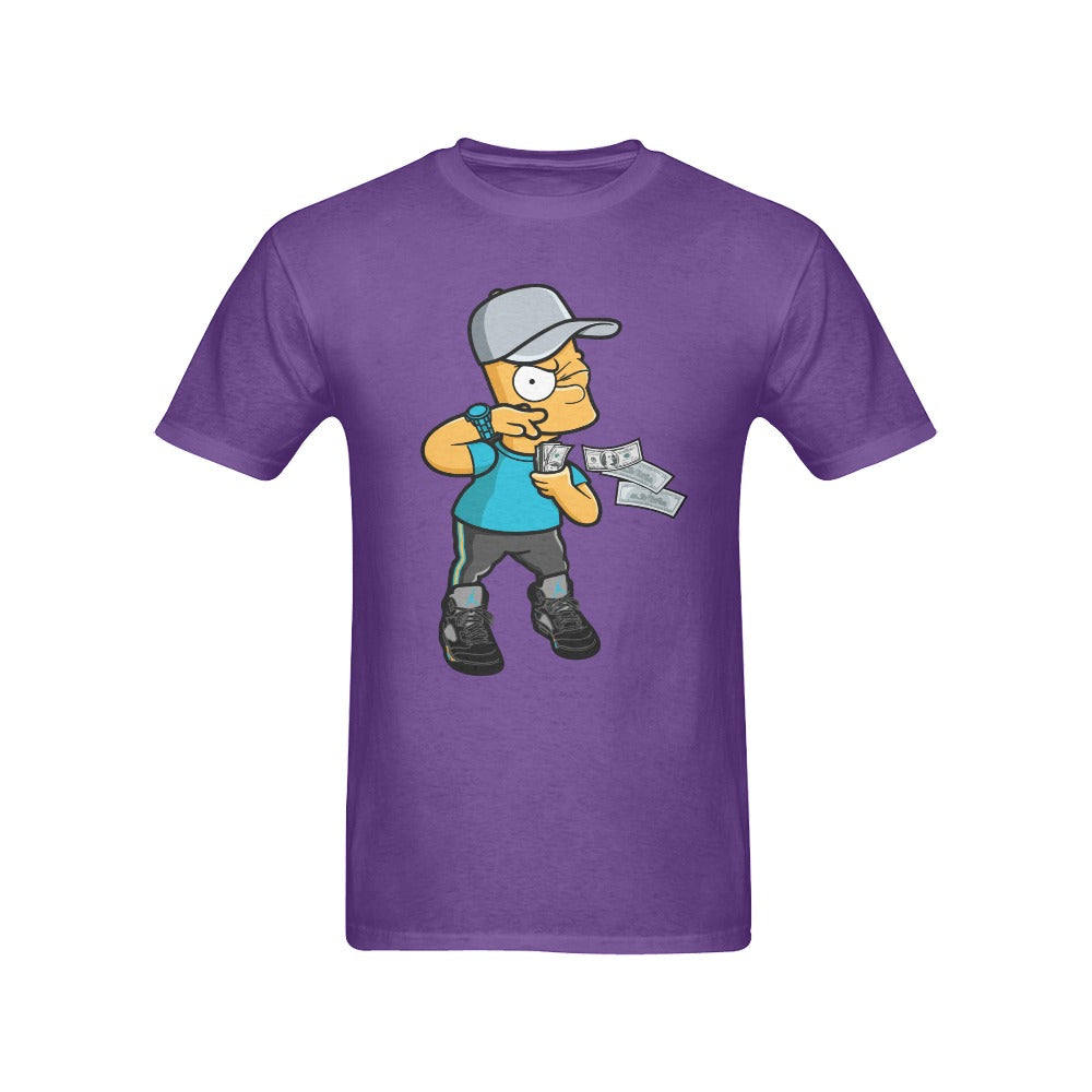 Men's Simpson Money Streetwear Classic Fit T-shirt