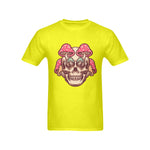 Men's Mushroom Skull Streetwear Classic Fit T-shirt