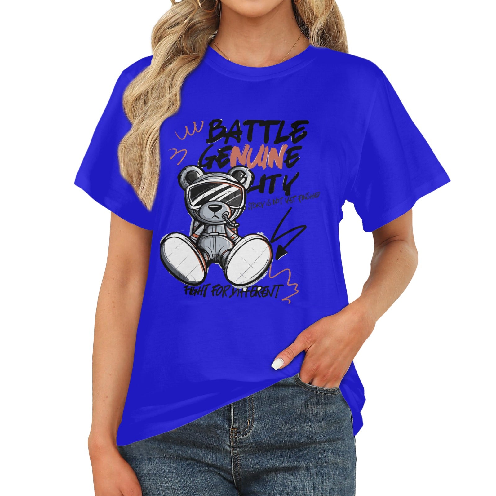 Women's Battle Genuine Streetwear Classic Fit T-shirt