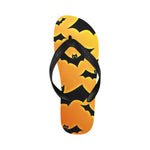 Women's Sunset Bat Abstract Flip Flops