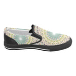 Men's Ethereal Bloom Abstract Slip-on Shoes