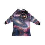 Men's Spiral Nebula Abstract Blanket Hoodie