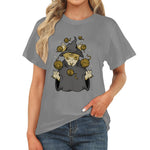 Women's Cat Wizard Acid & Punk Classic Fit T-shirt