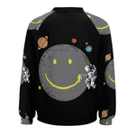 Women's Moon Smile Abstract Sweatshirt