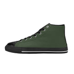Men's Rifle Green Solid High Top Shoes