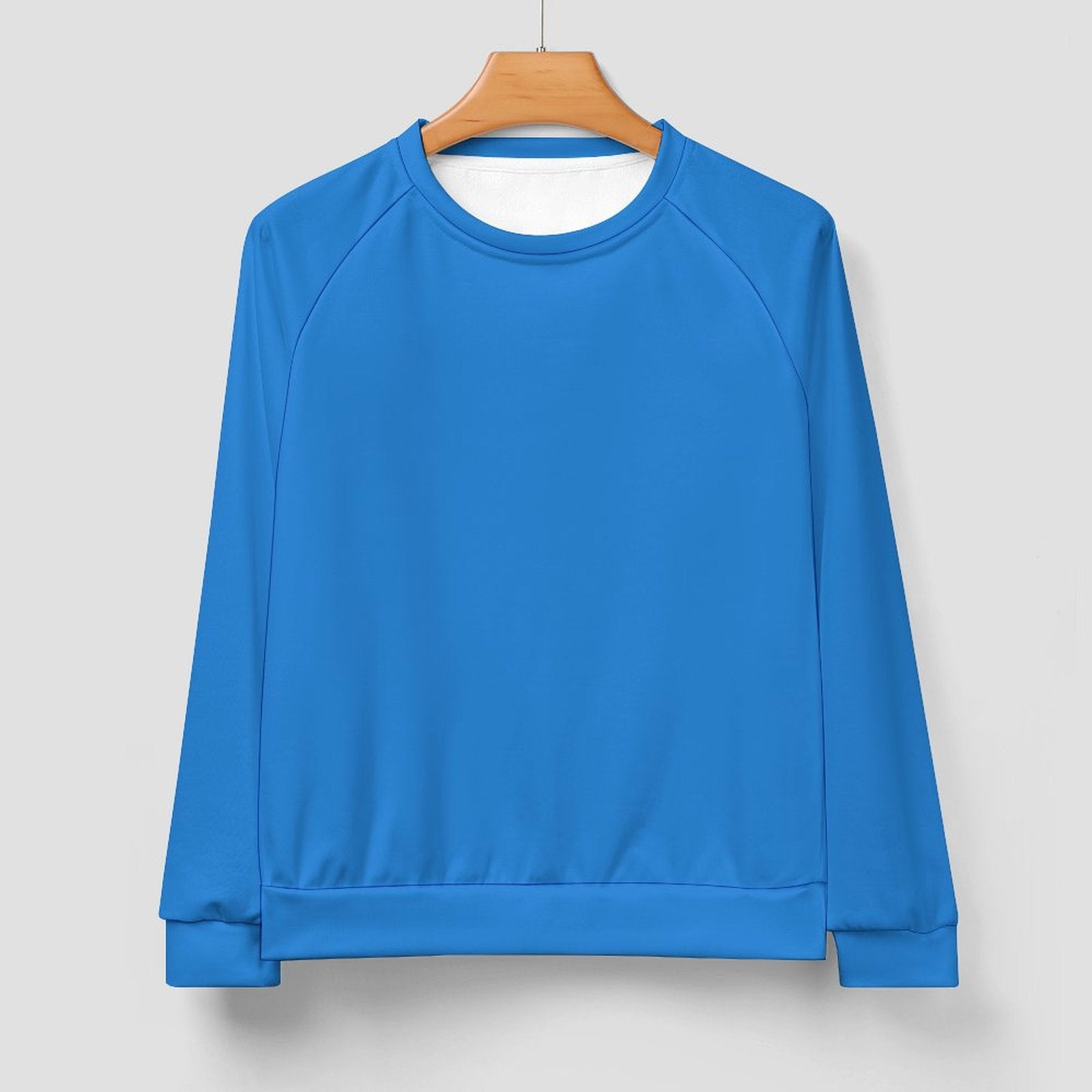 Men's Tufts Blue Solid Sweatshirt
