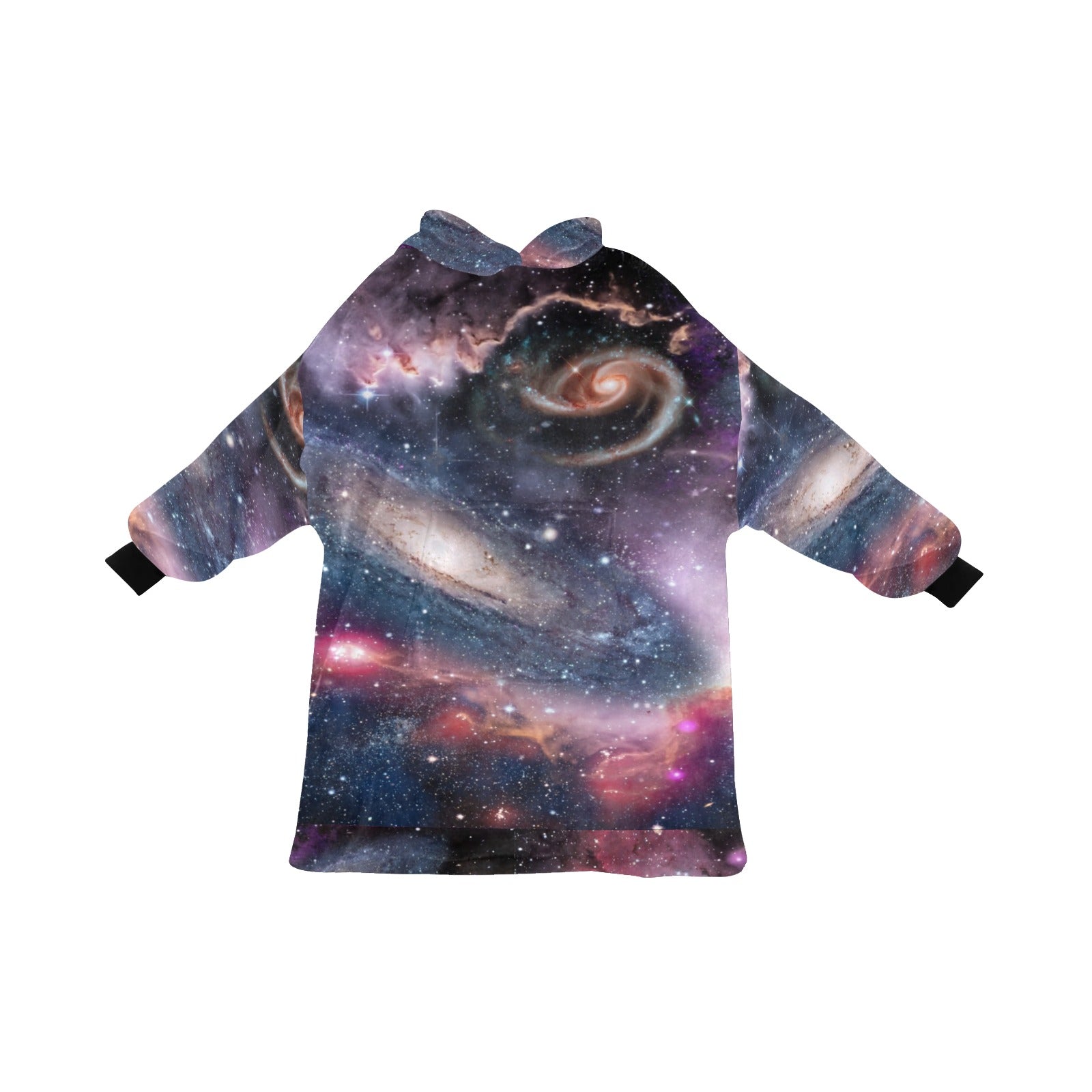 Women's Spiral Nebula Abstract Blanket Hoodie
