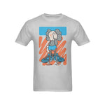 Men's Dumb Skull Dude Streetwear Classic Fit T-shirt