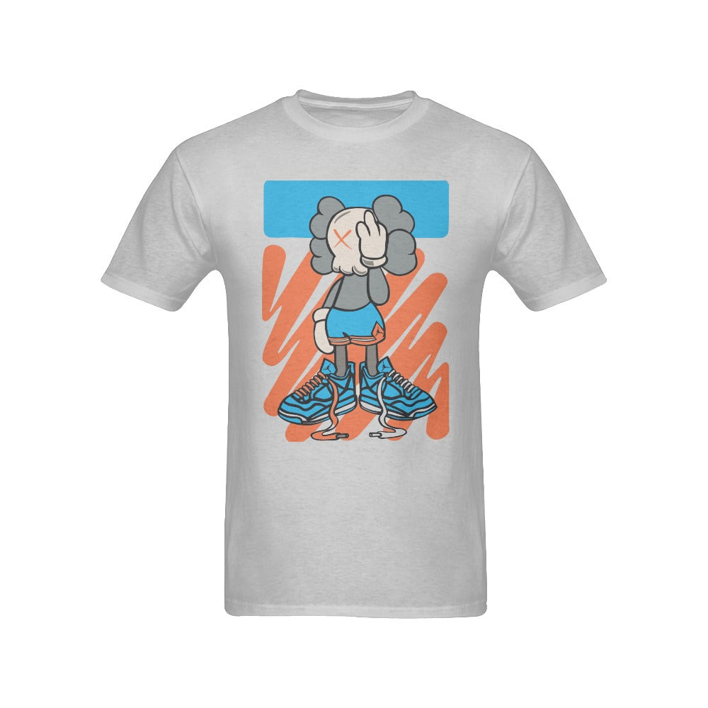 Men's Dumb Skull Dude Streetwear Classic Fit T-shirt