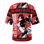 Women's Levi Ackerman Attack On Titan Anime Oversized T-shirt