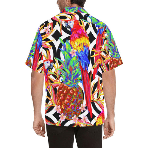 Men's Hawaian Abstract Half Sleeve Shirt