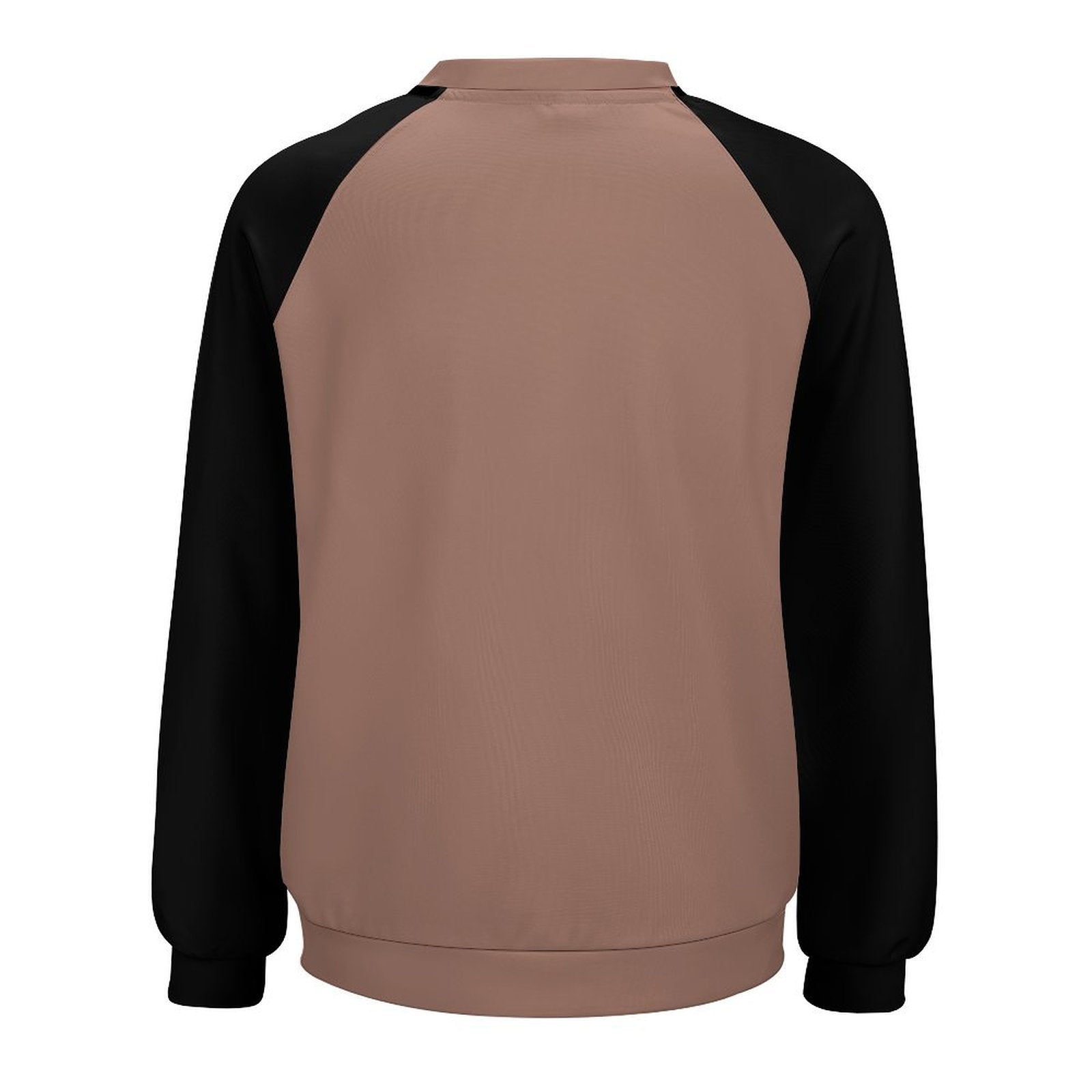 Women's Beaver & Black Solid Sweatshirt