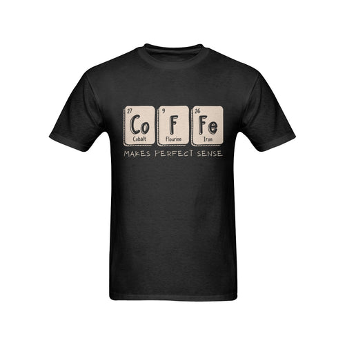 Men's Coffe Streetwear Classic Fit T-shirt