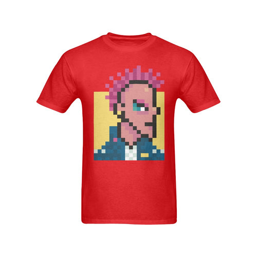 Men's Pixel Rockstar Streetwear Classic Fit T-shirt
