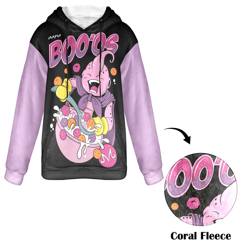 Women's Majin Dragon Ball Z Anime Flannel Hoodie