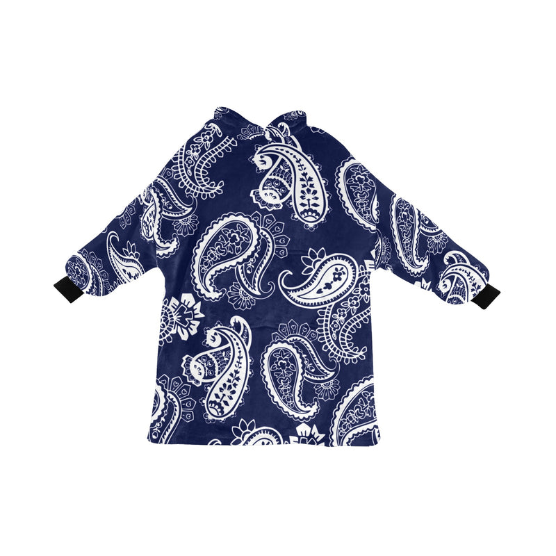 Men's Traditional Indian Paisley Abstract Blanket Hoodie