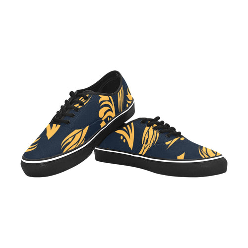 Women's Midnight Flame Abstract Low Top Shoes