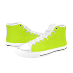 Men's Florescent Yellows Solid High Top Shoes