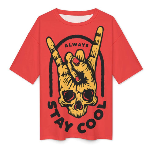 Women's Always Stay Cool Acid & Punk Oversized T-shirt