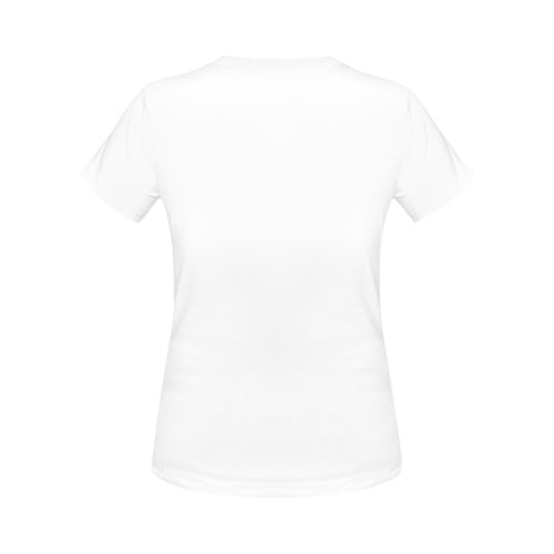 Women's White Solid Classic T-shirt