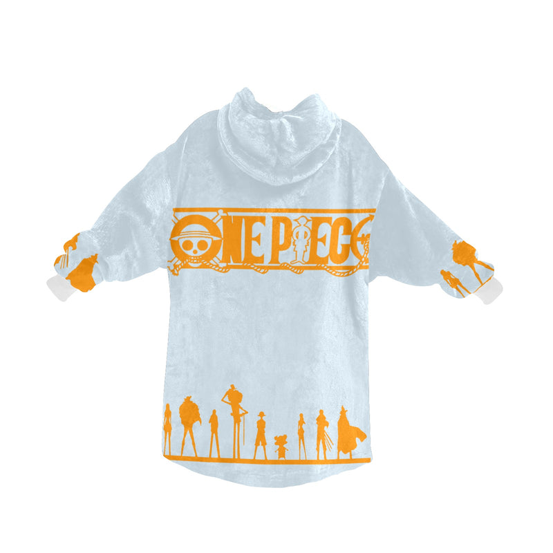 Women's One Piece Anime Blanket Hoodie