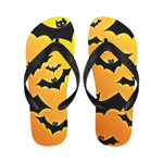 Women's Sunset Bat Abstract Flip Flops