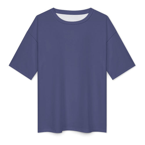 Women's UCLA Blue Solid Oversized T-shirt