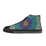 Men's Aurora Fractal Abstract High Top Shoes