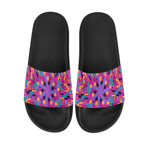 Women's Radiant Blossom Abstract Slider Sandals