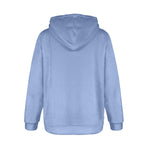 Women's Fe-male Abstract Flannel Hoodie