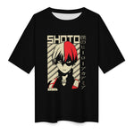 Men's Shoto My Hero Academia Anime Oversized T-shirt