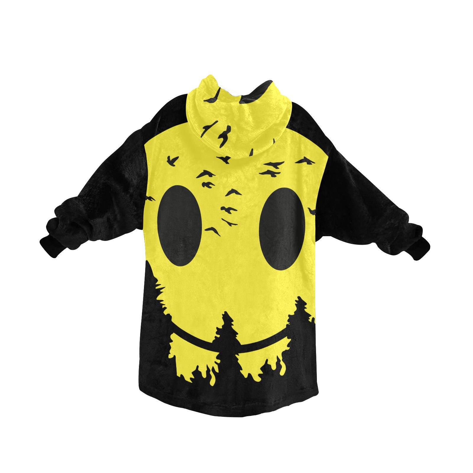 Men's Trippy Moon Acid & Punk Blanket Hoodie