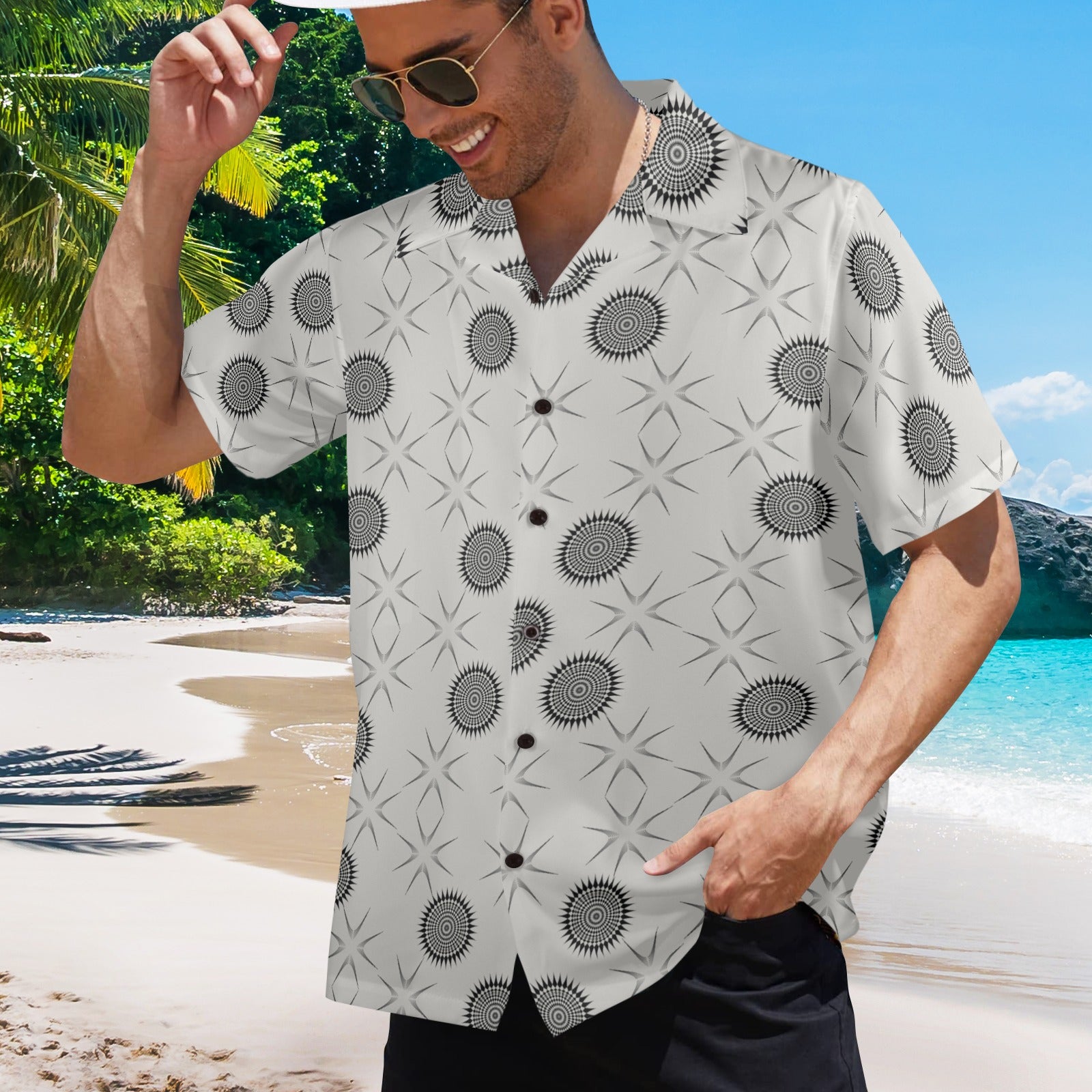 Men's Dots N Dots Abstract Half Sleeve Shirt