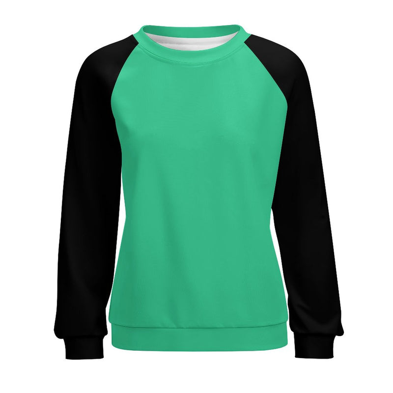 Women's Mountain Meadow & Black Solid Sweatshirt