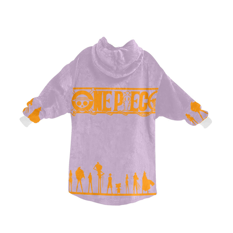 Women's One Piece Anime Blanket Hoodie