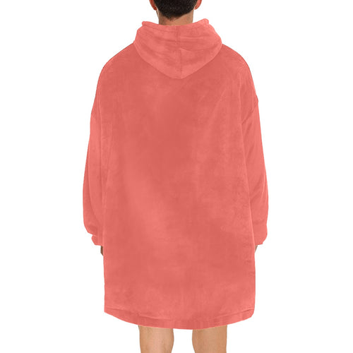 Men's Terra Cotta Solid Blanket Hoodie