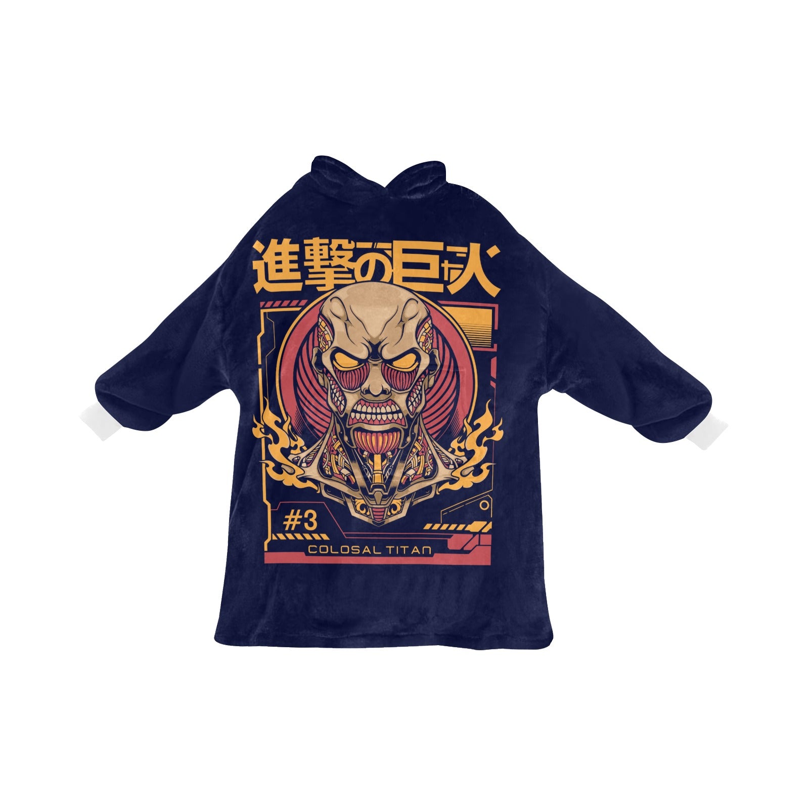 Men's Attack On Titans Anime Blanket Hoodie