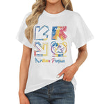 Women's Multi Direction Streetwear Classic Fit T-shirt