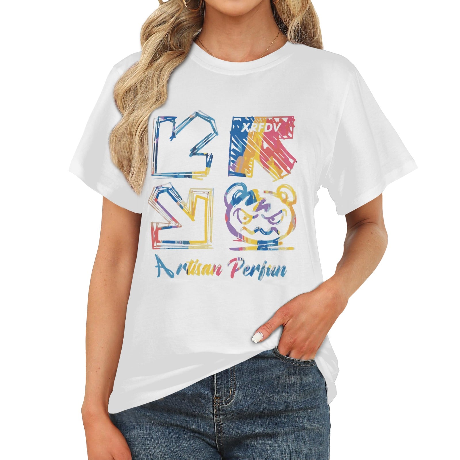 Women's Multi Direction Streetwear Classic Fit T-shirt