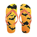 Women's Sunset Bat Abstract Flip Flops