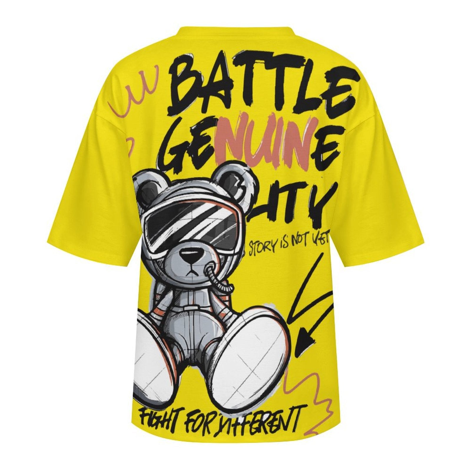 Women's Fight For Different Streetwear Oversized T-shirt