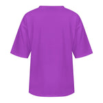 Women's Puppy Power Abstract Oversized T-shirt