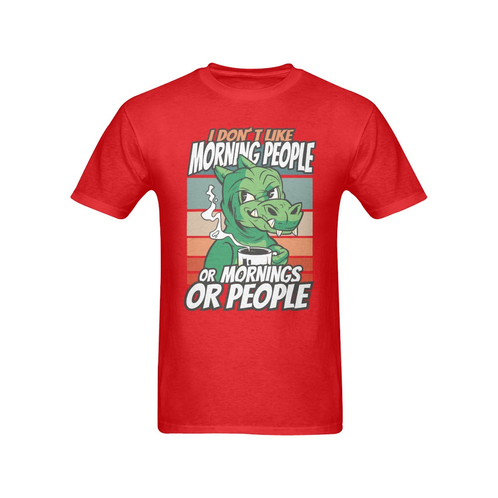 Men's Morning People Streetwear Classic Fit T-shirt