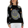 Women's Moon Smile Abstract Sweatshirt