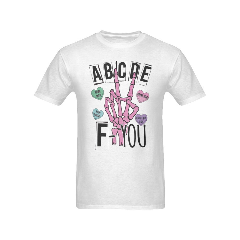Men's ABCDEF Streetwear Classic Fit T-shirt