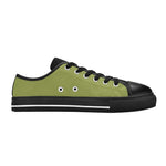 Men's Asparagus Solid Low Top Shoes