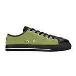 Women's Asparagus Solid Low Top Shoes