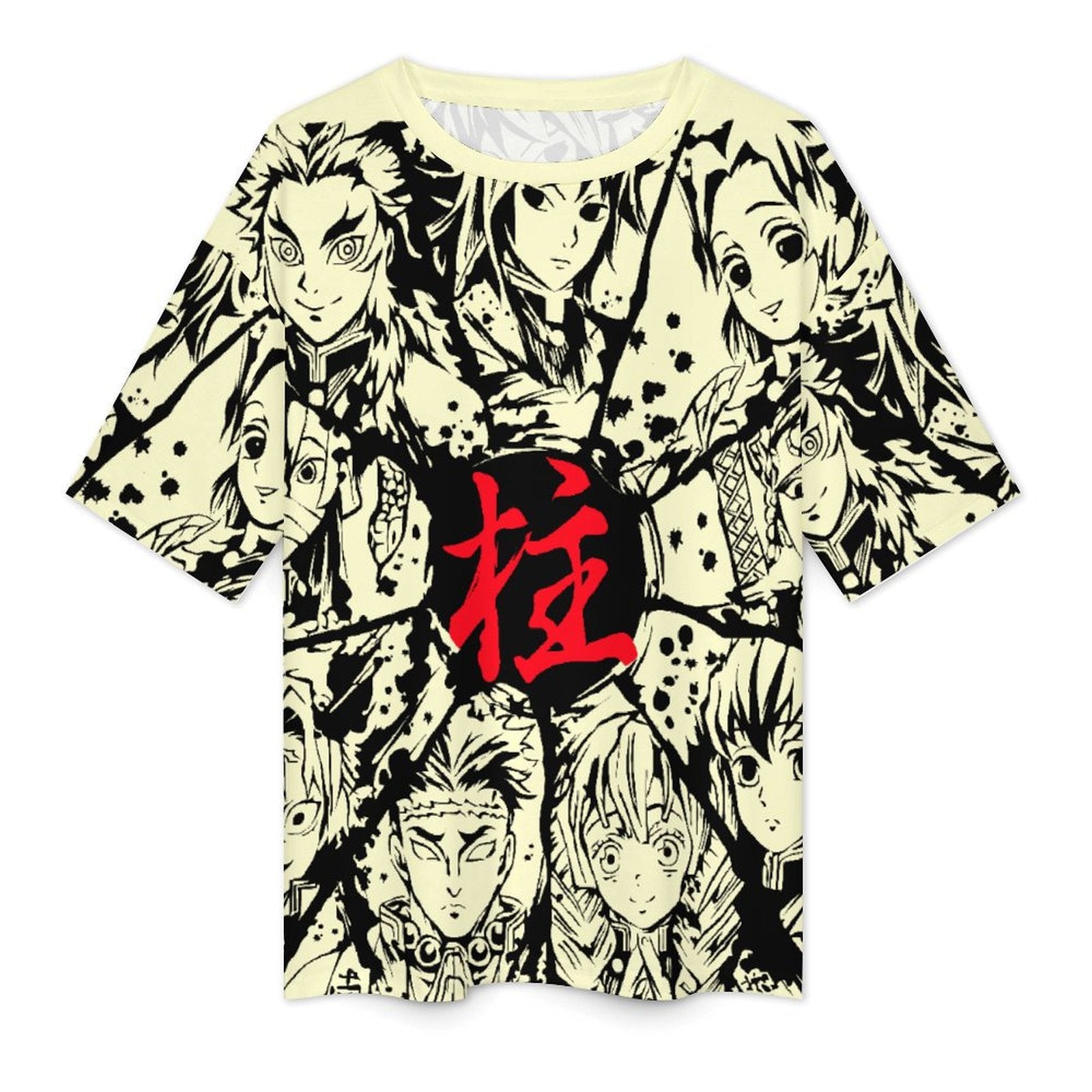 Women's Demon Slayer Universe Anime Oversized T-shirt