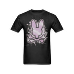 Men's Spray Skull Bunny Streetwear Classic Fit T-shirt