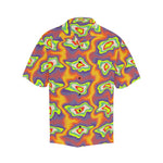 Men's Confusion Swirl Abstract Half Sleeve Shirt